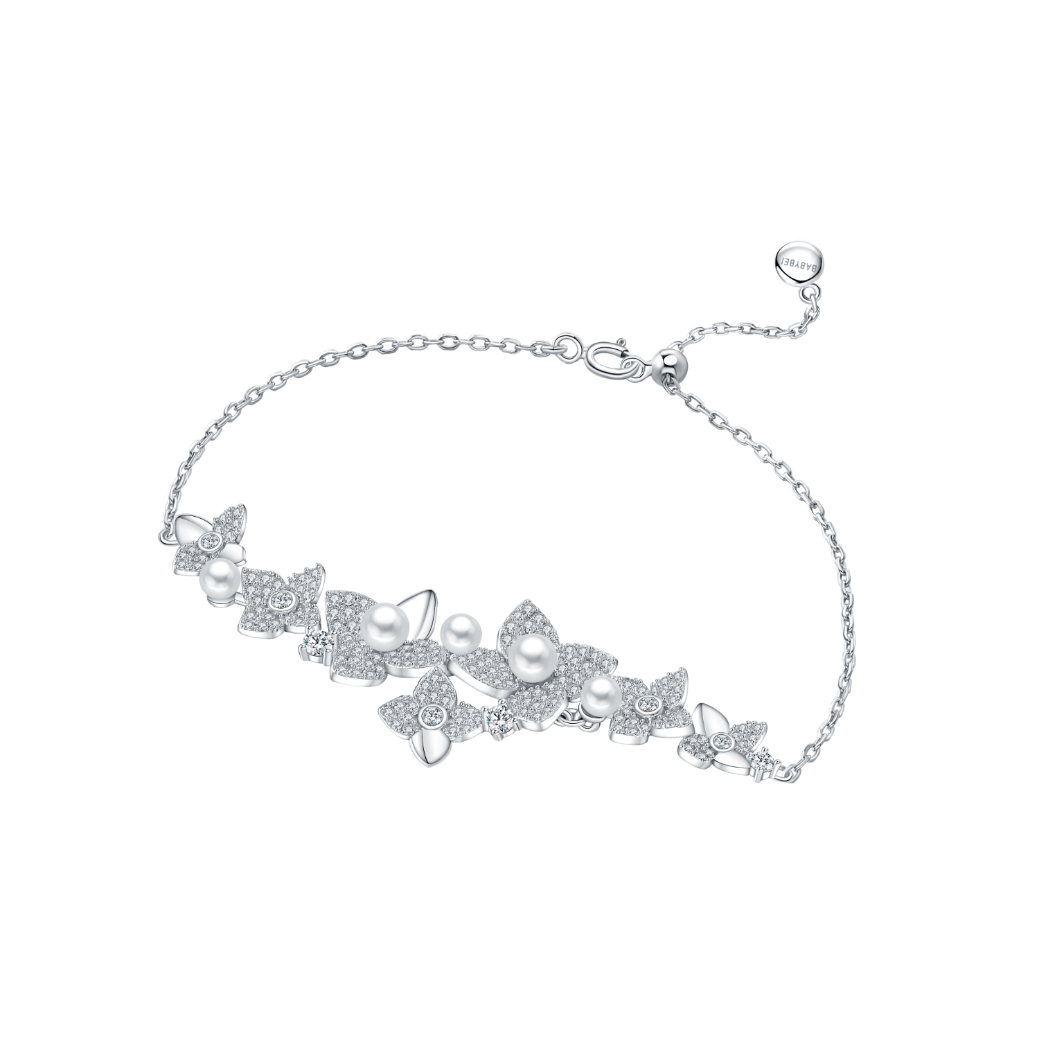 Hydrangea Pave Bracelet