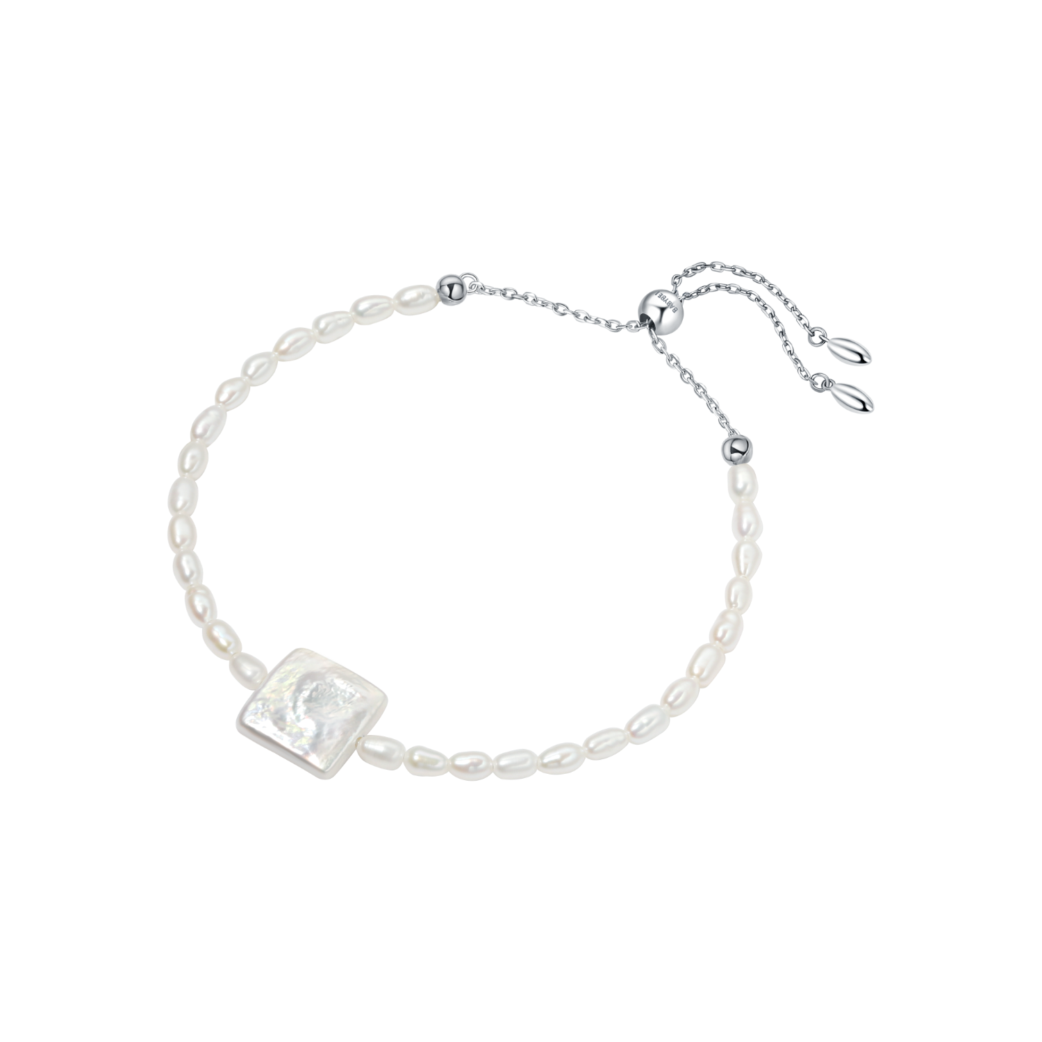 White Dew Beaded Bracelet