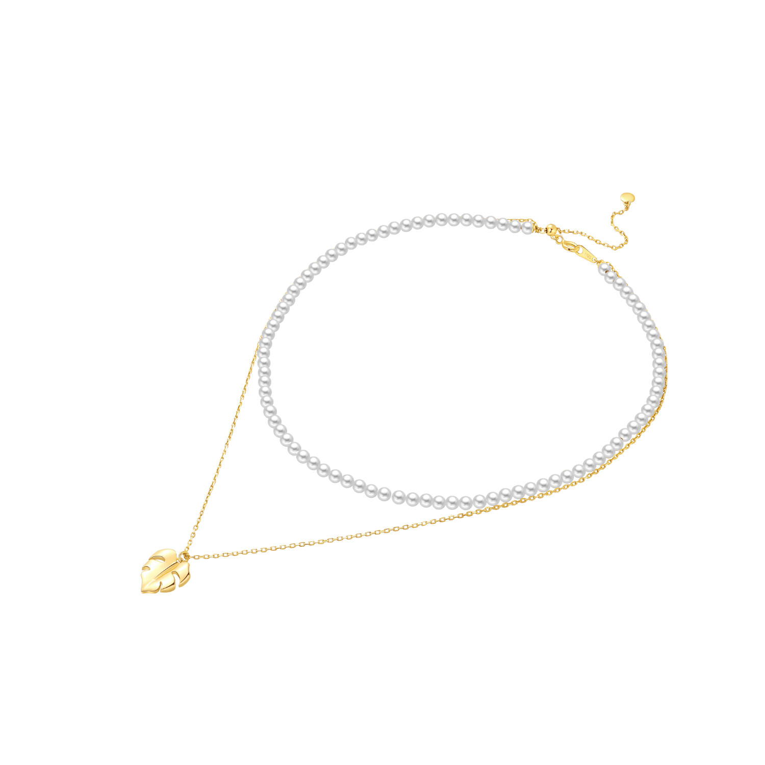 Monstera Layered Necklace