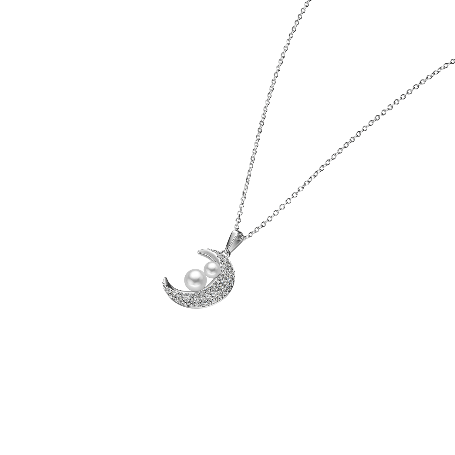 Moon Pendant Necklace