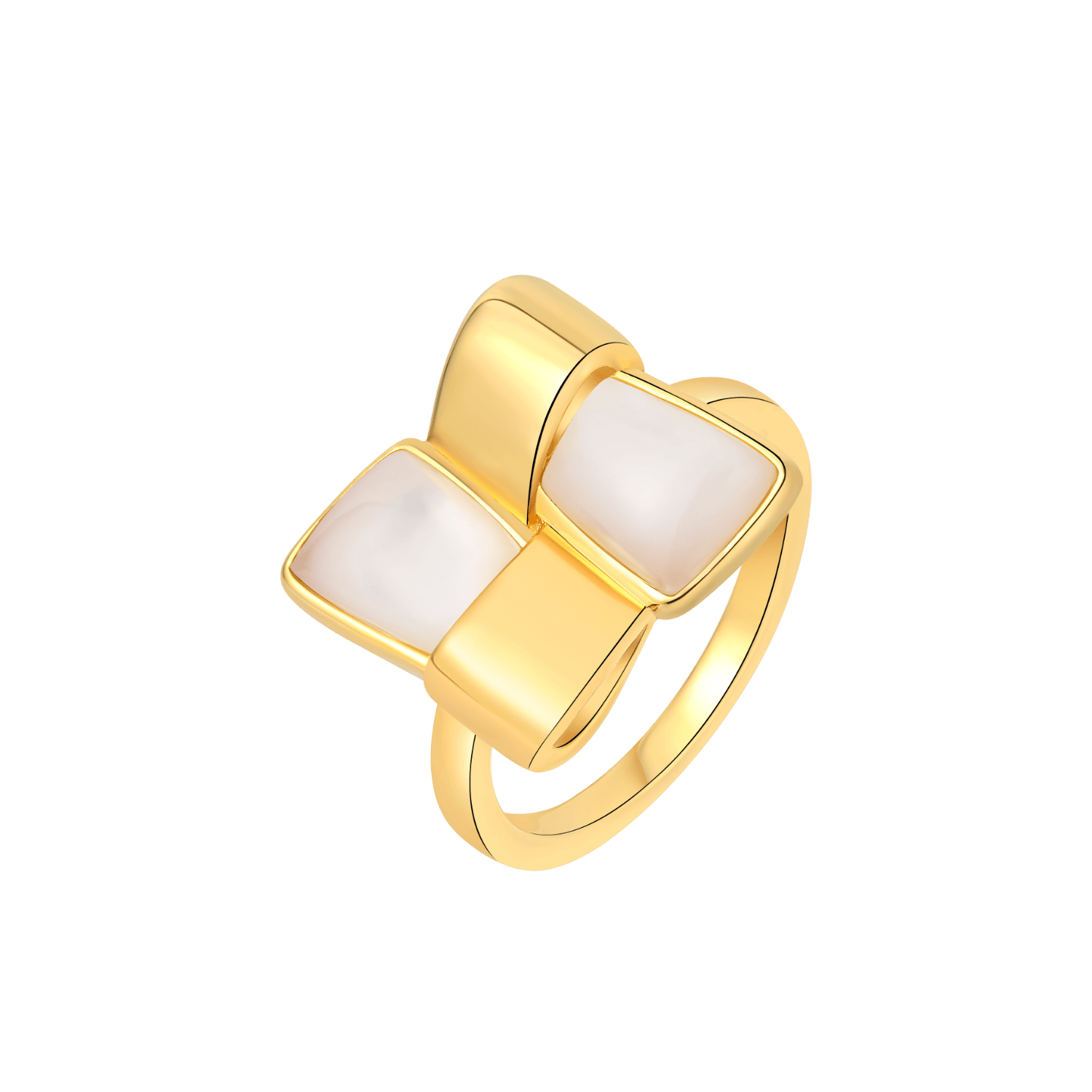 Textile Inlaid Ring