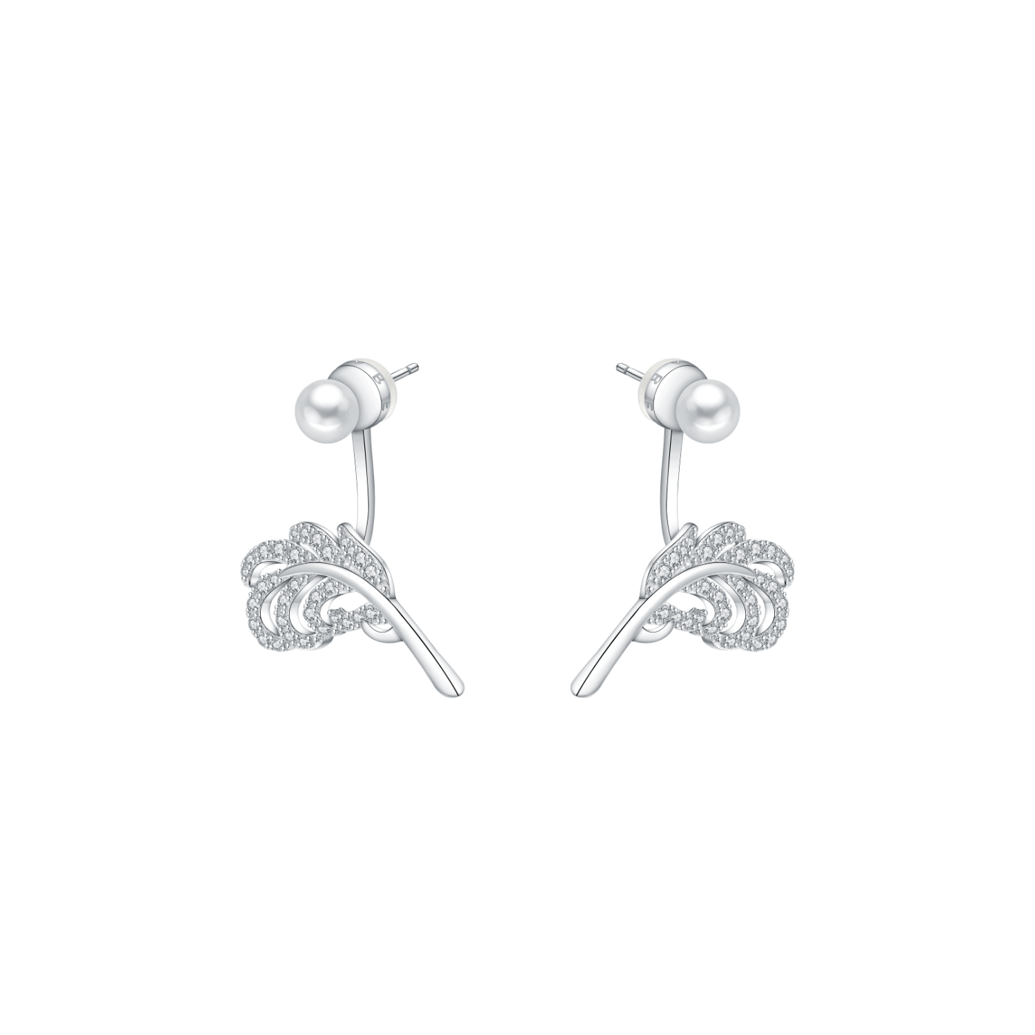 Feather Stud Earrings