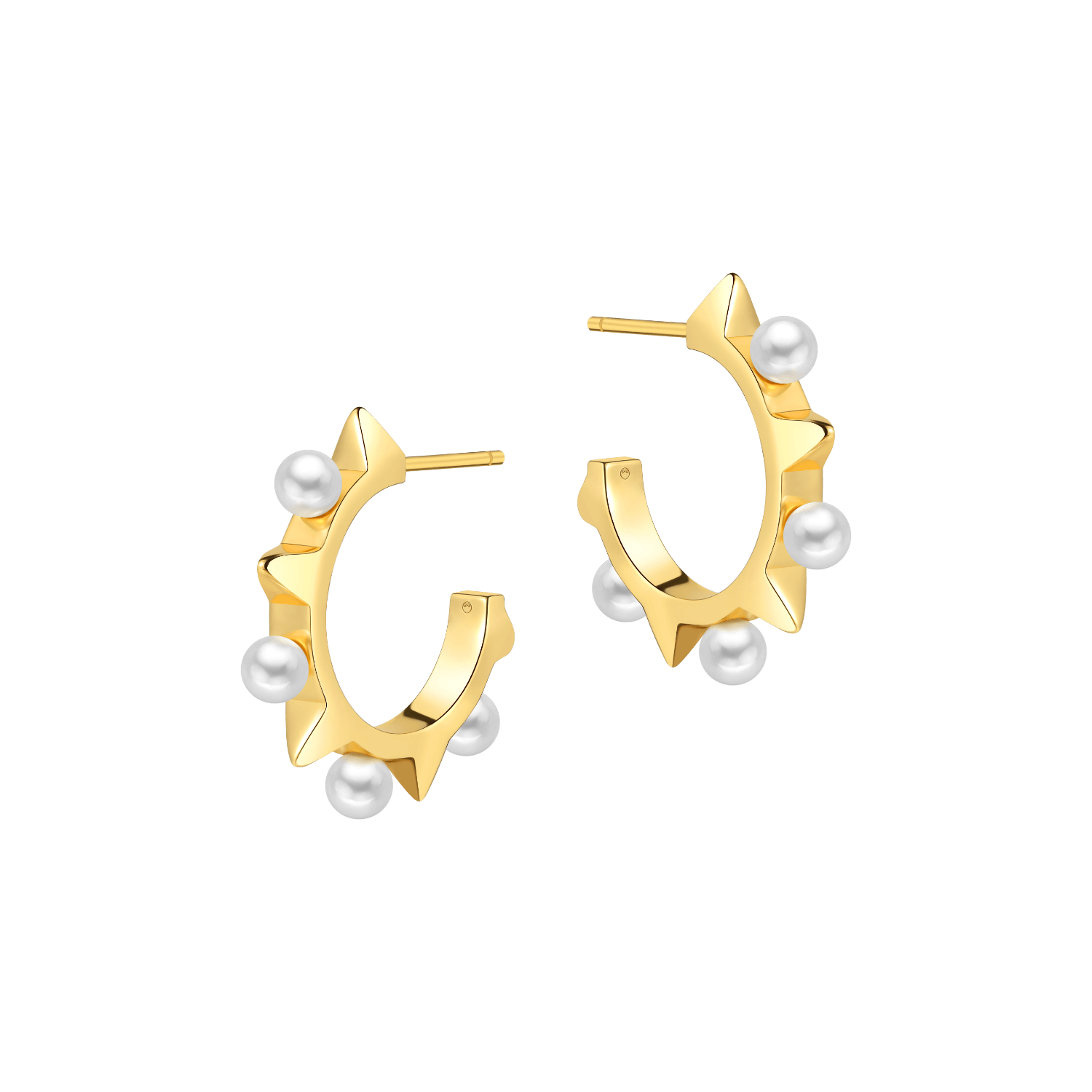Rivet Hoop Earrings