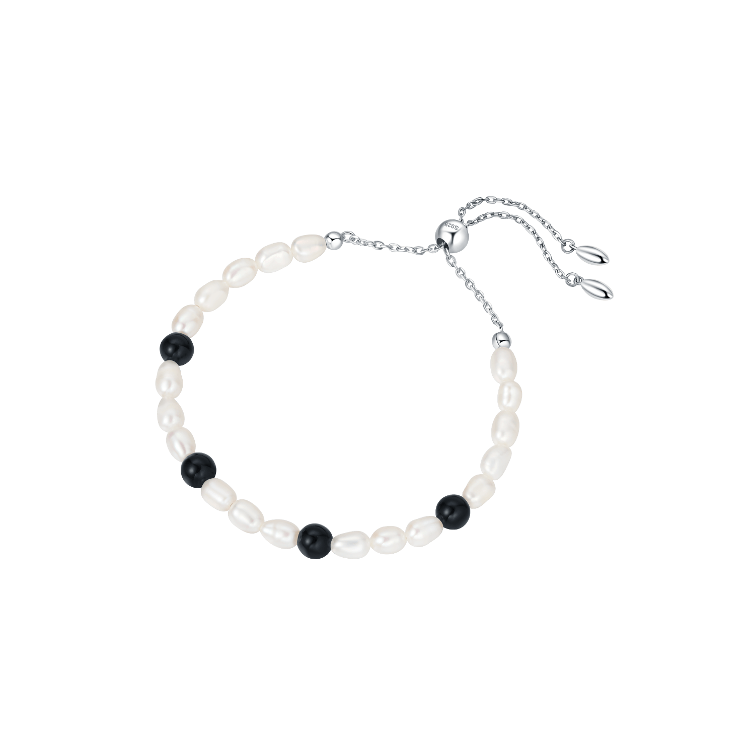 Ink Cloud Beaded Bracelet