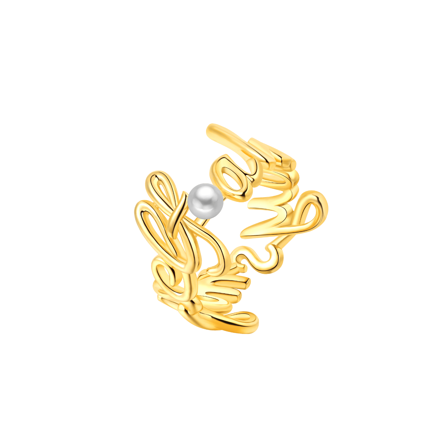 Myself Always Inlaid Ring