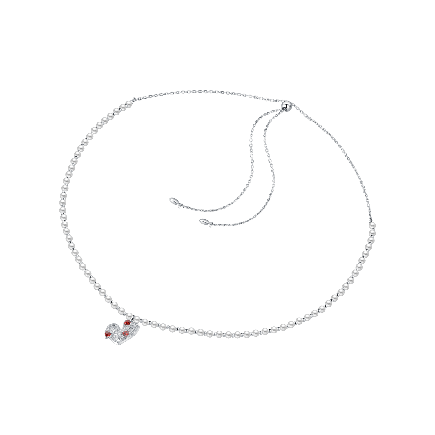 Palmier Beaded Necklace
