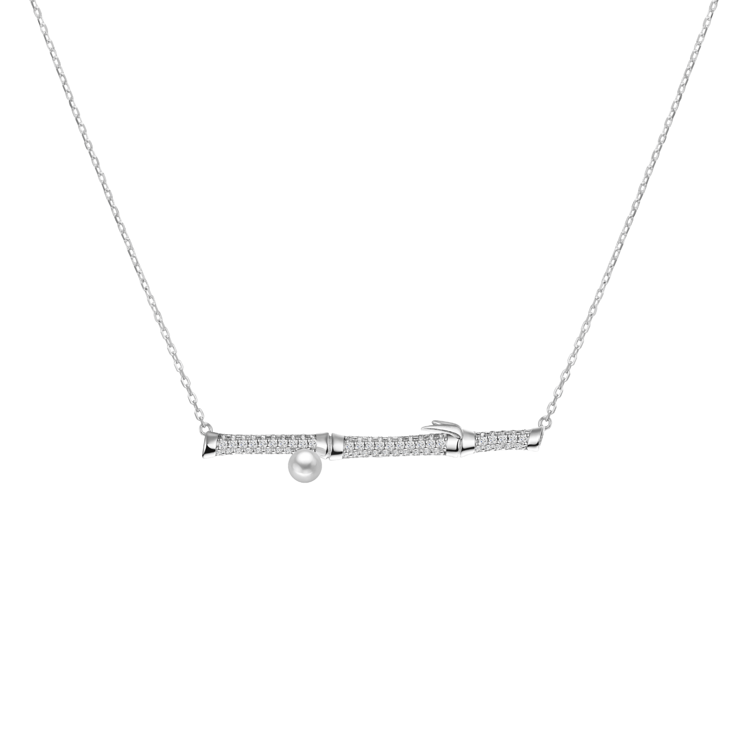 Bamboo Pendant Necklace