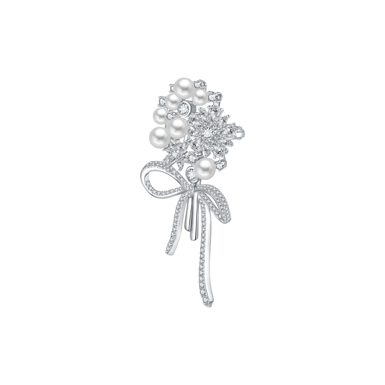 Bouquet Pave Brooch