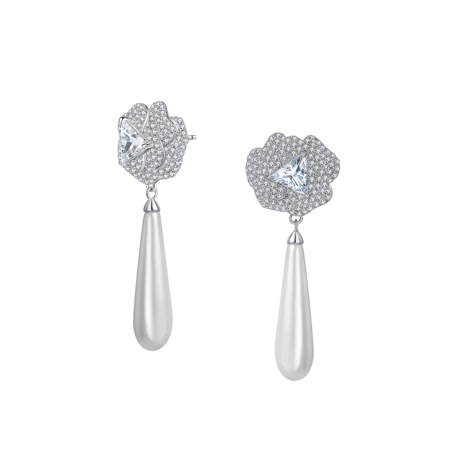 Camellia Drop Earrings