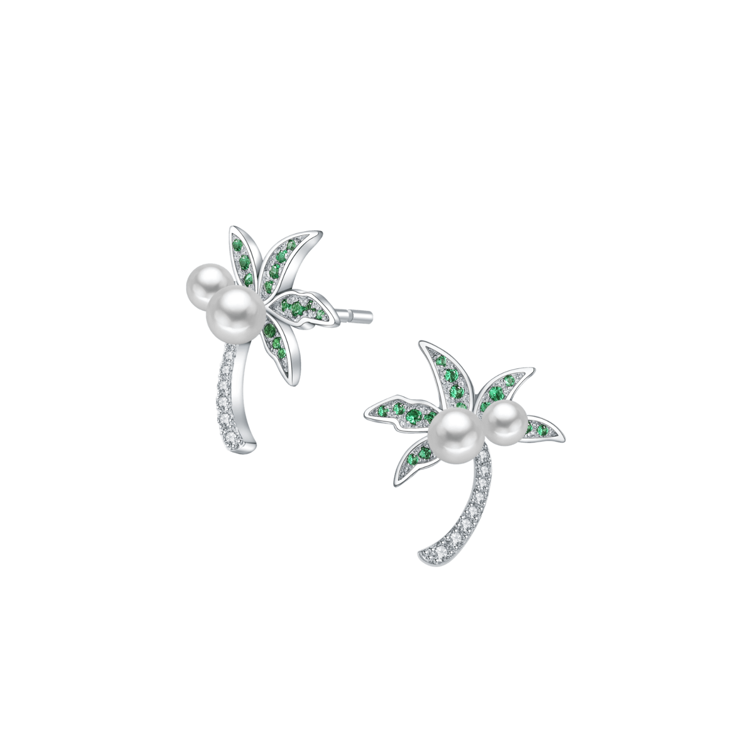 Coconut Tree Stud Earrings