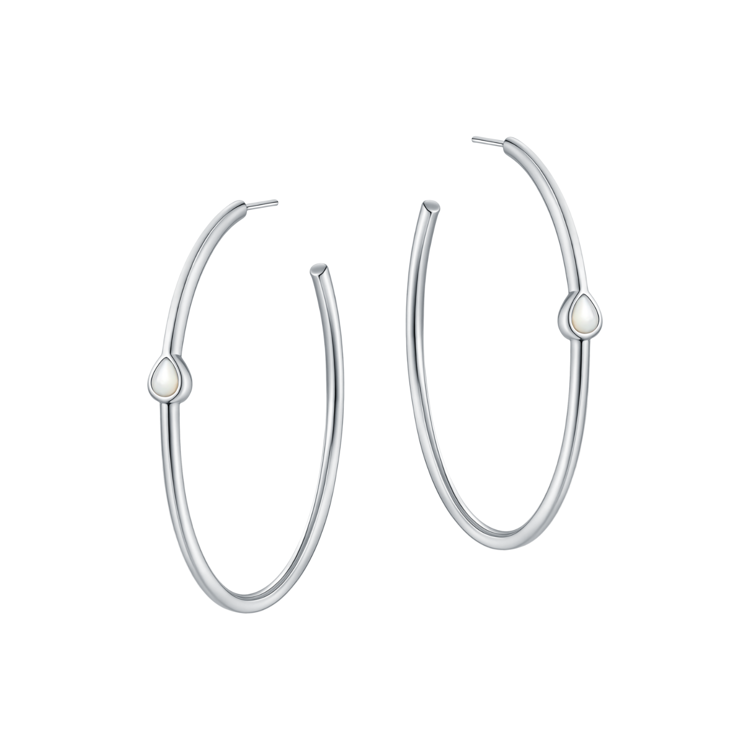 Cold-Brew Coffee Hoop Earrings