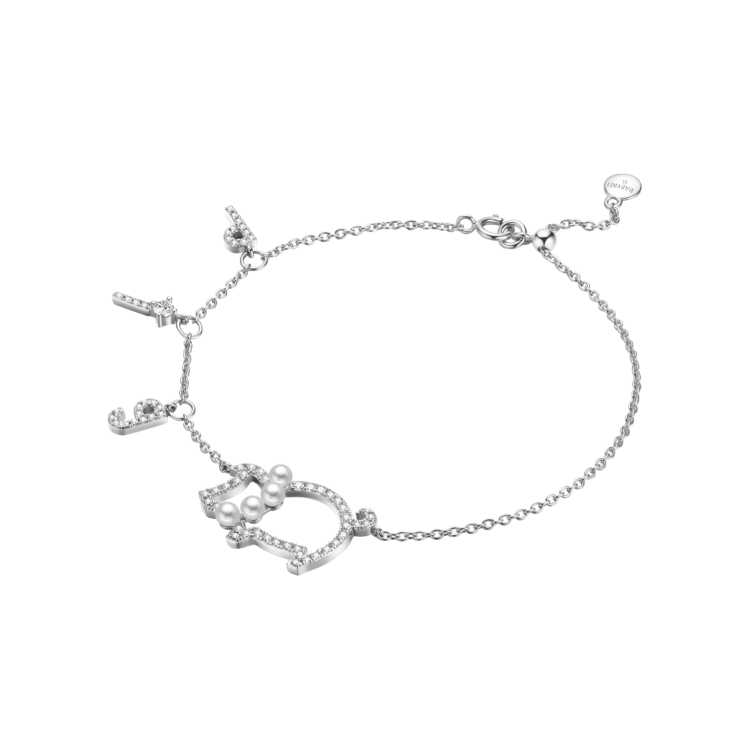 Piggy Pave Bracelet