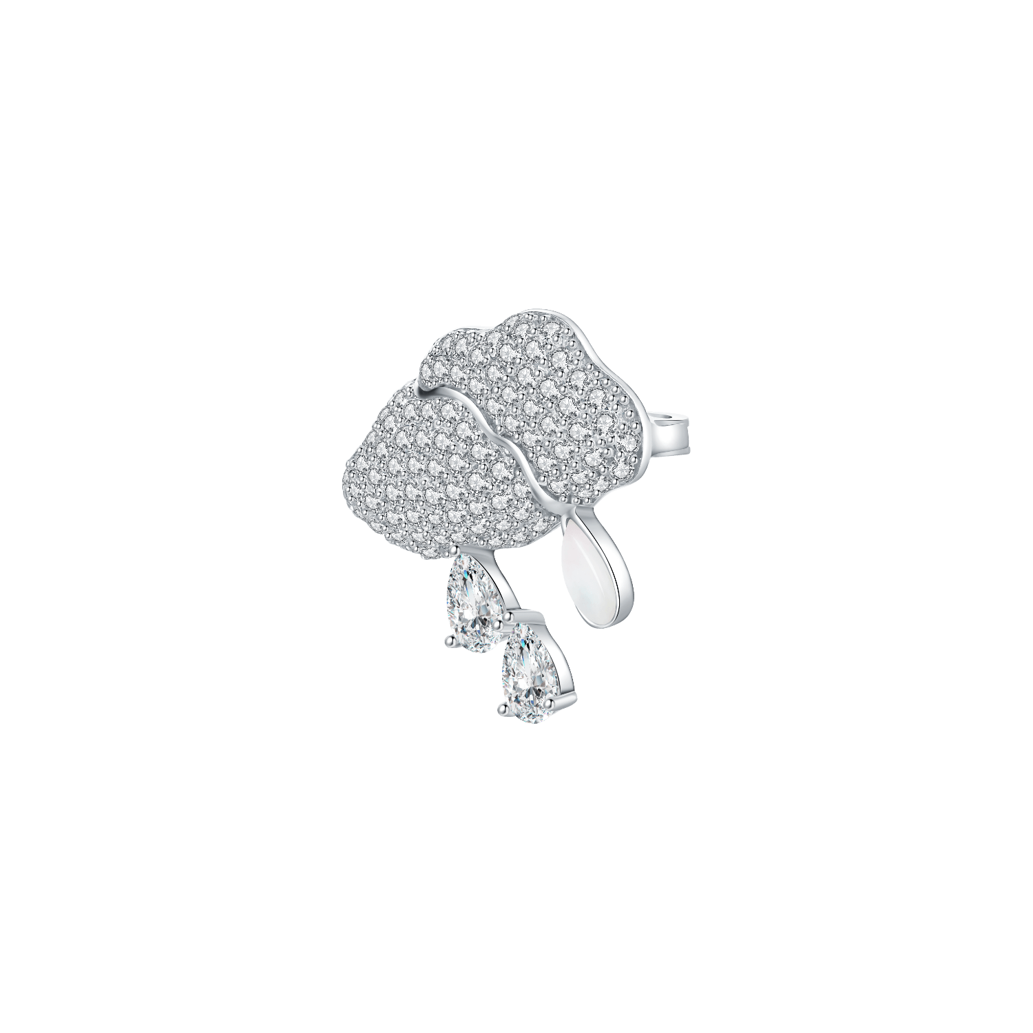 Spring Rain Pave Brooch