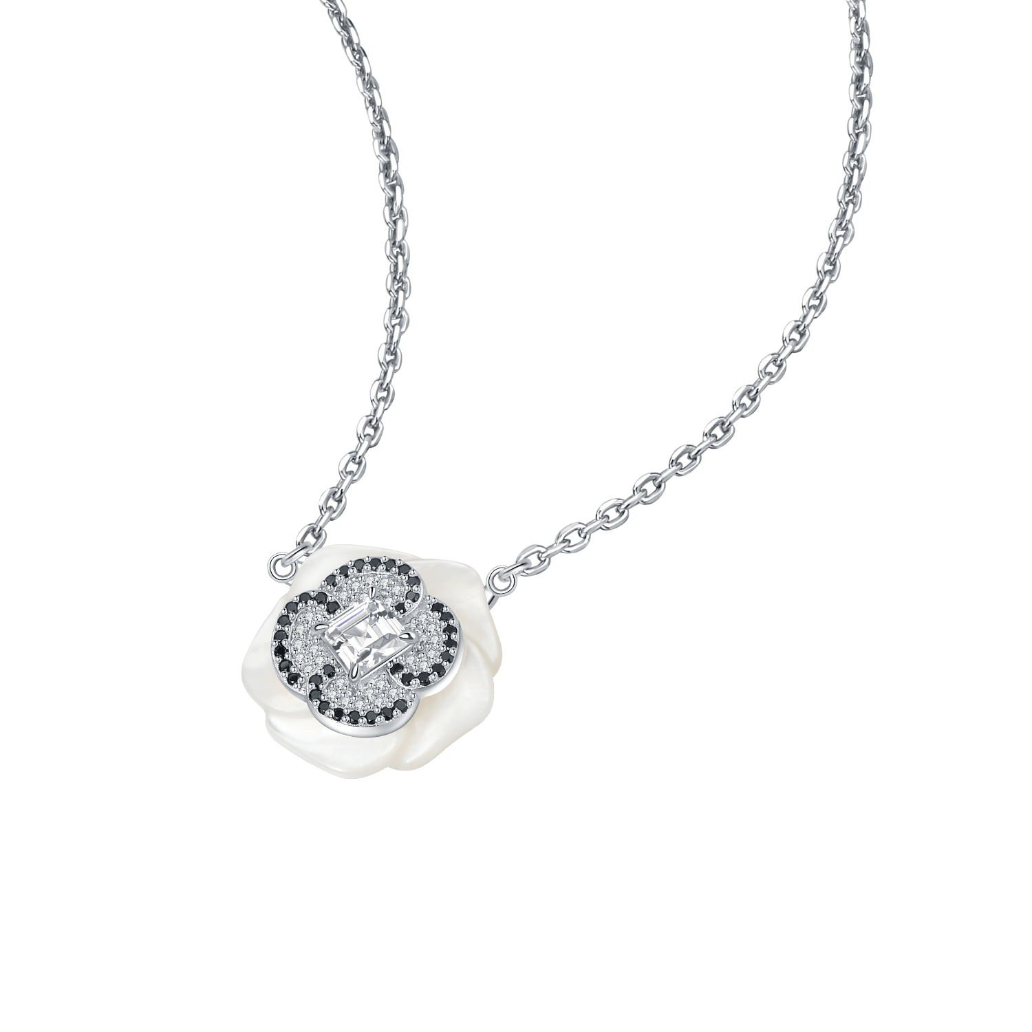 Camellia Pendant Necklace