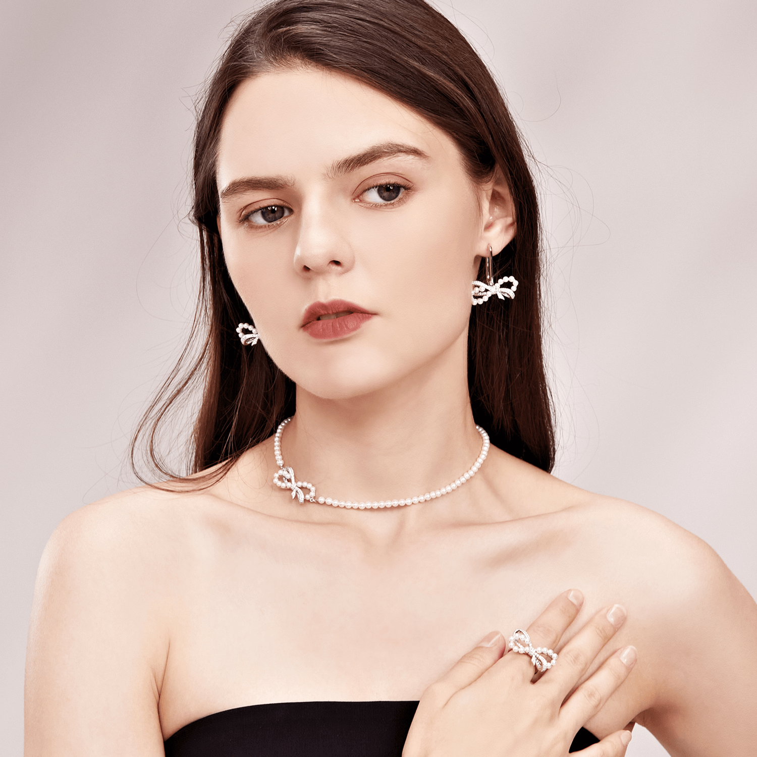 Bowknot Choker Necklace