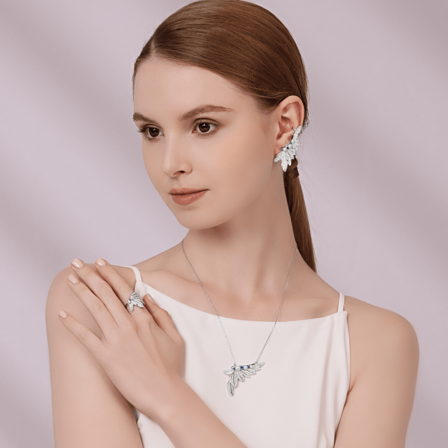 Wing Asymmetric Earrings