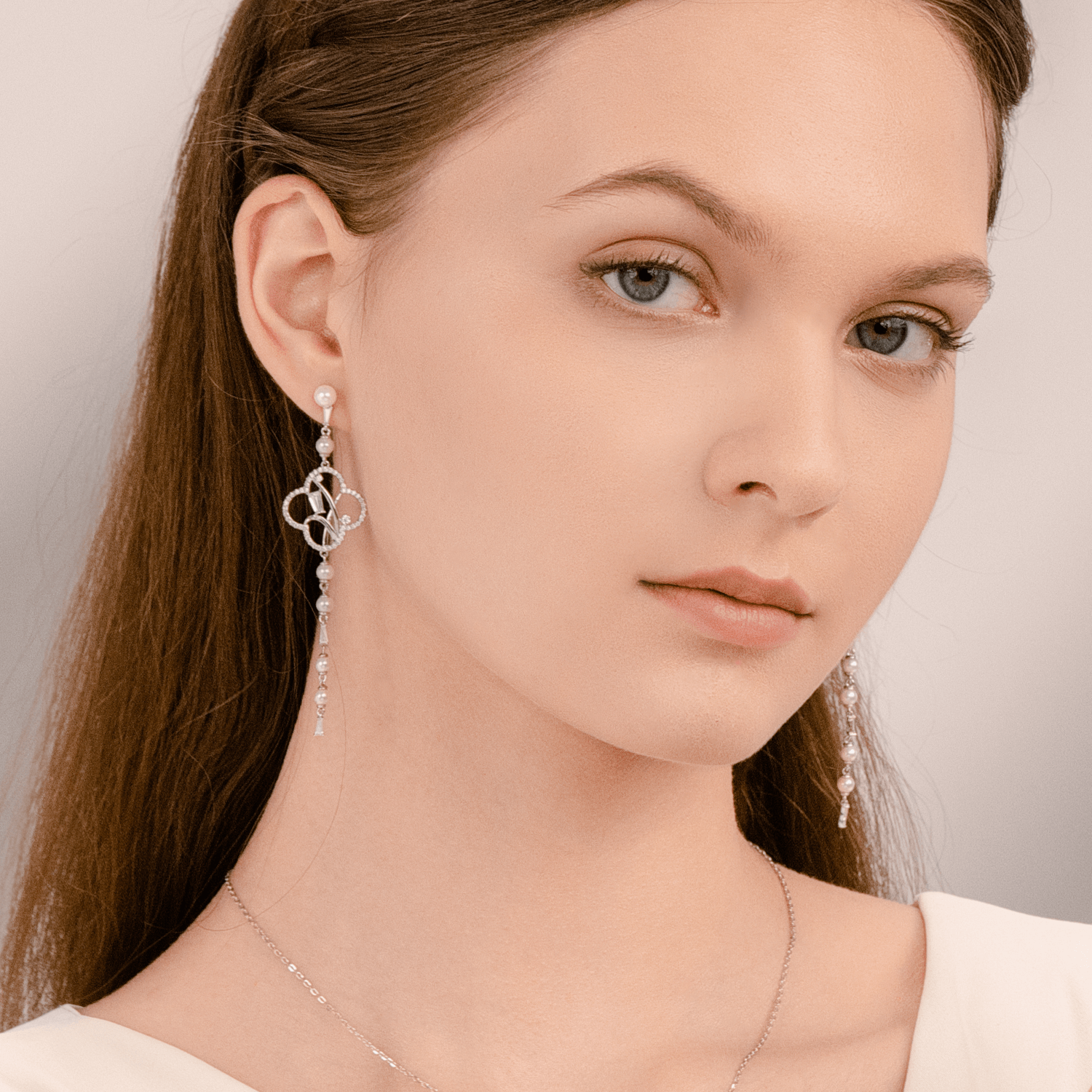Orchid Drop Earrings