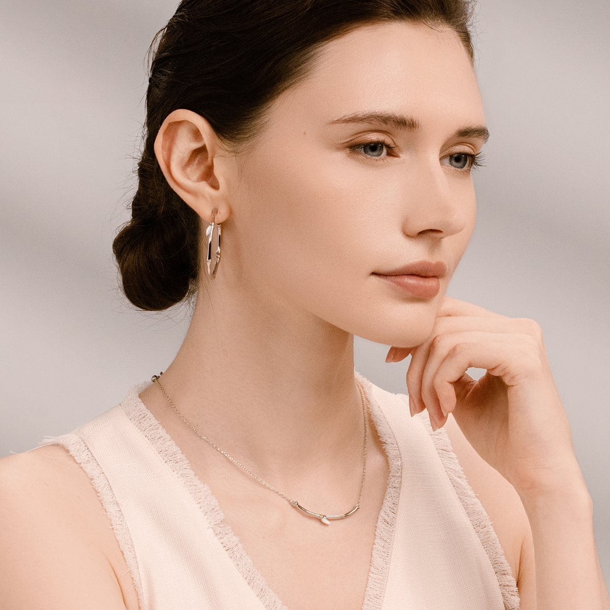 Bamboo Breeze Pendant Necklace