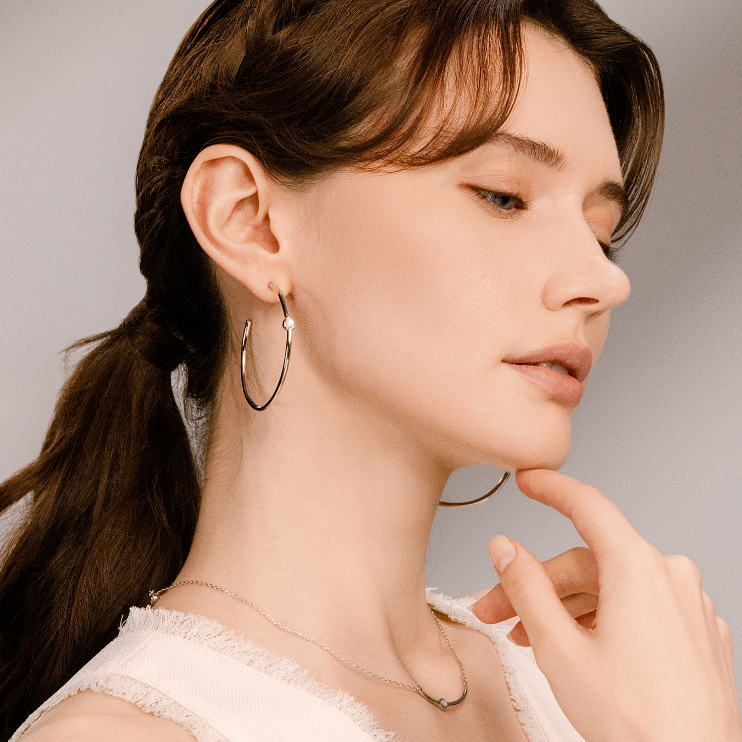 Cold-Brew Coffee Hoop Earrings