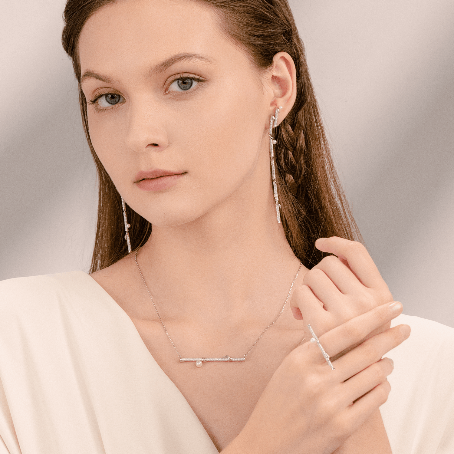 Bamboo Pendant Necklace