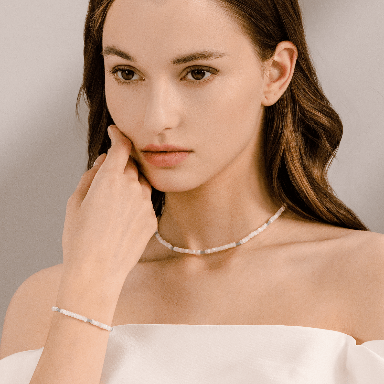 Brook Cherry Beaded Bracelet