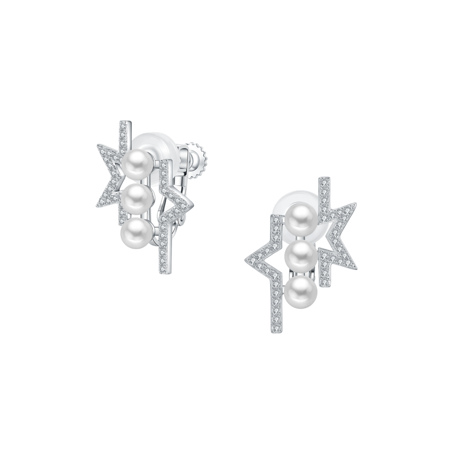 星空耳釘(三珠)