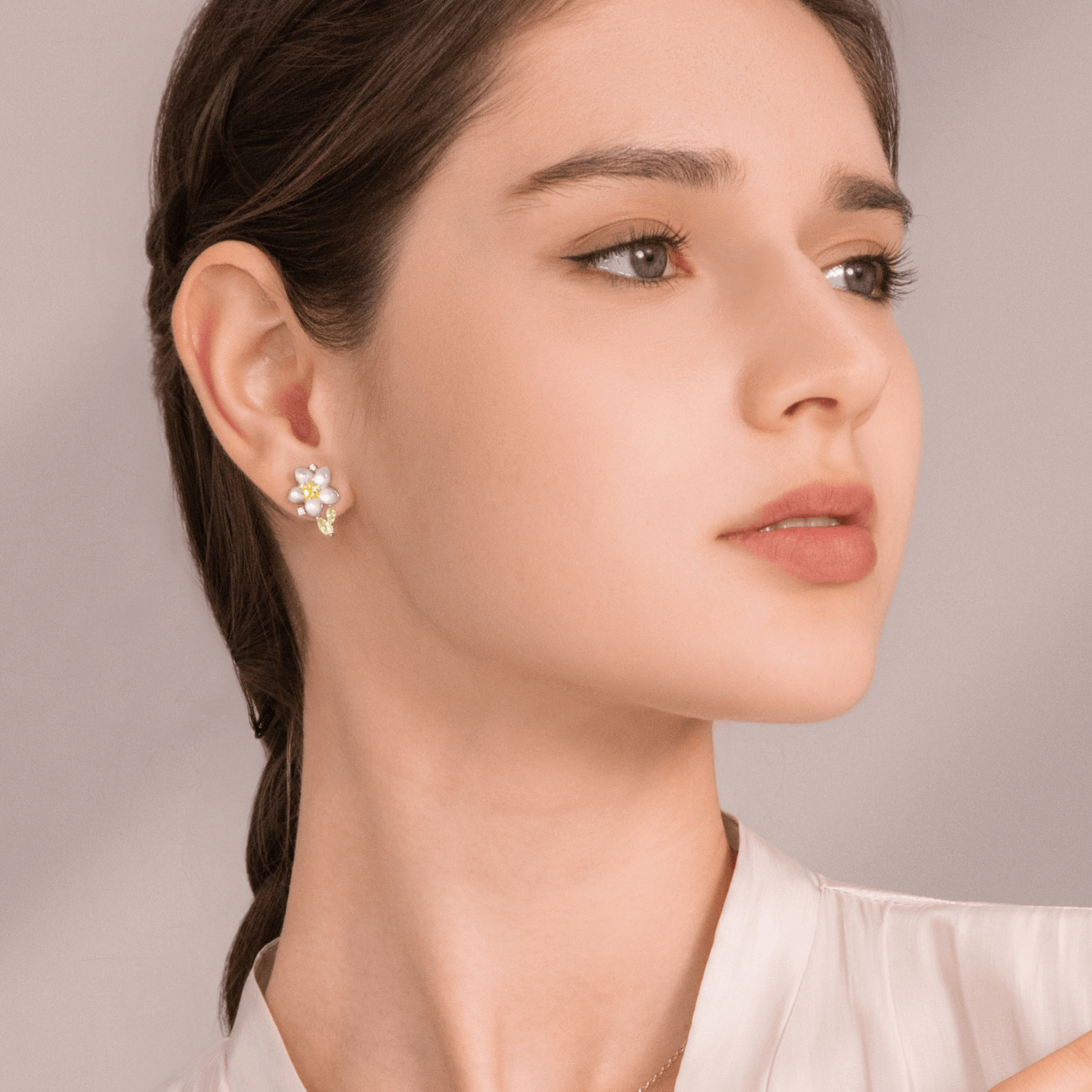 Pear Blossom Stud Earrings
