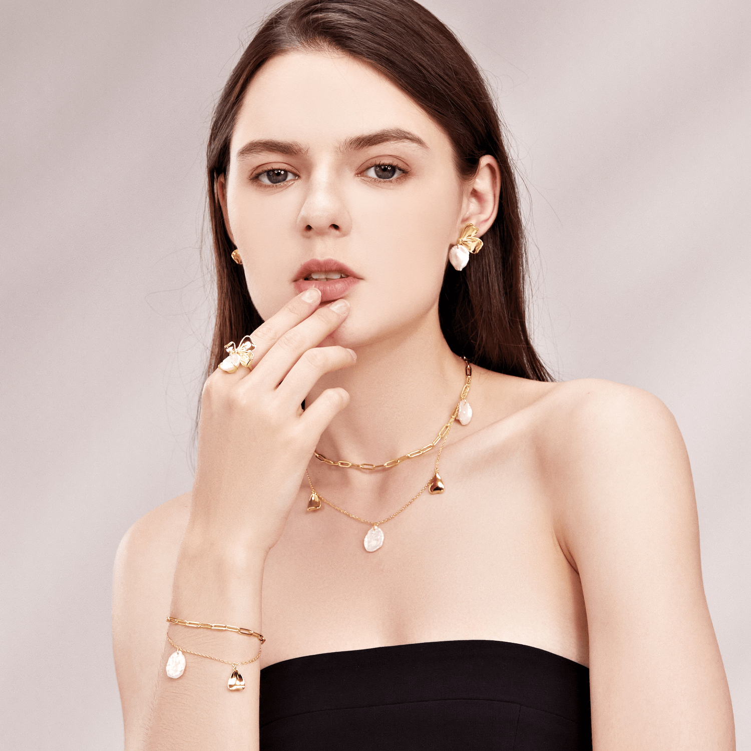 Petal Inlaid Ring
