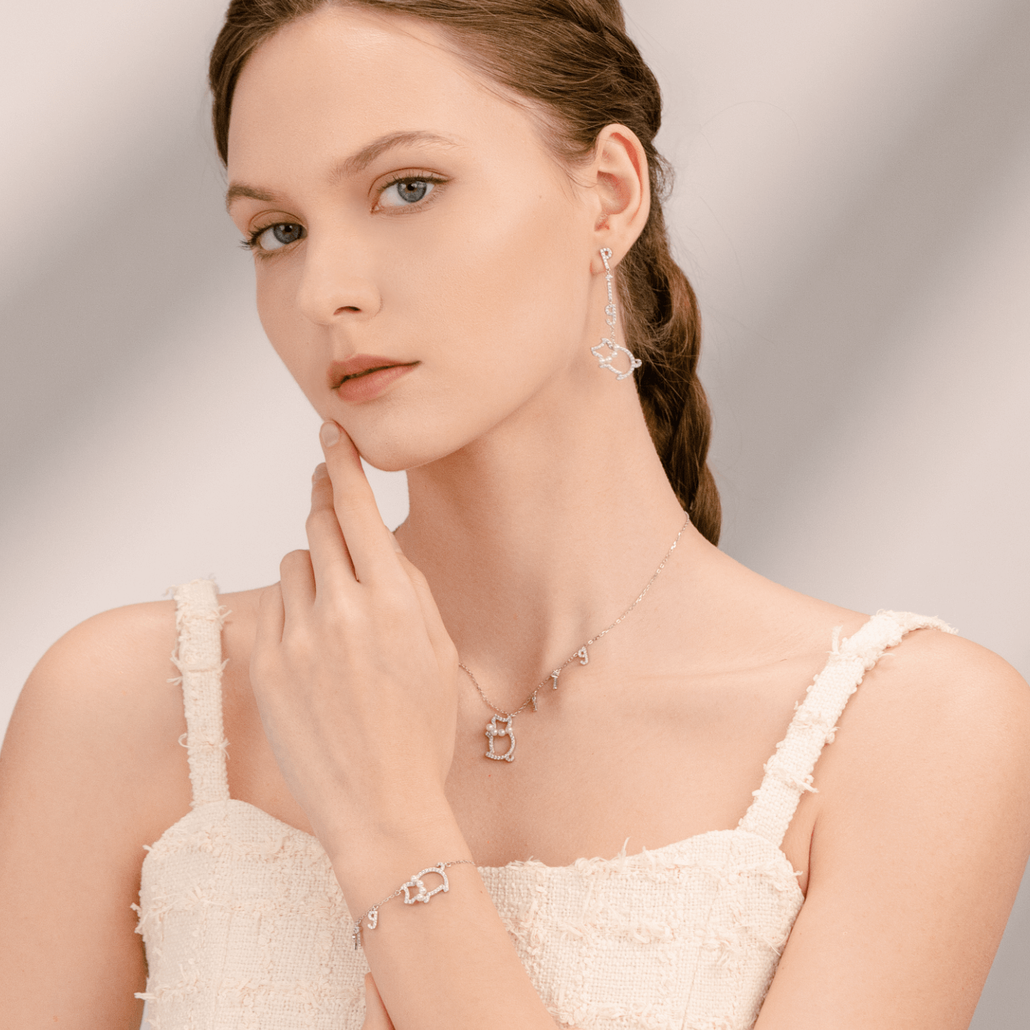 Piggy Pave Bracelet