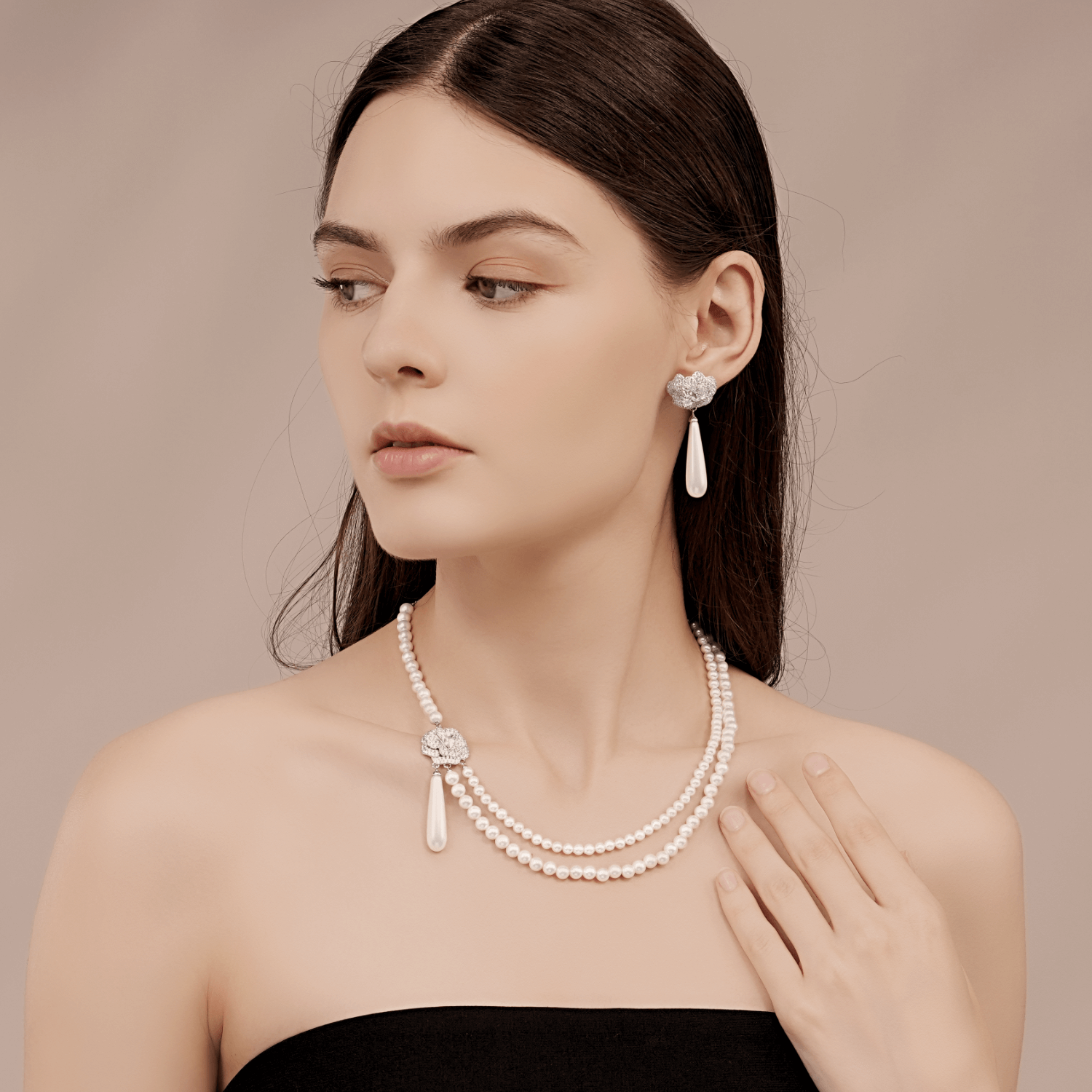 Camellia Drop Earrings