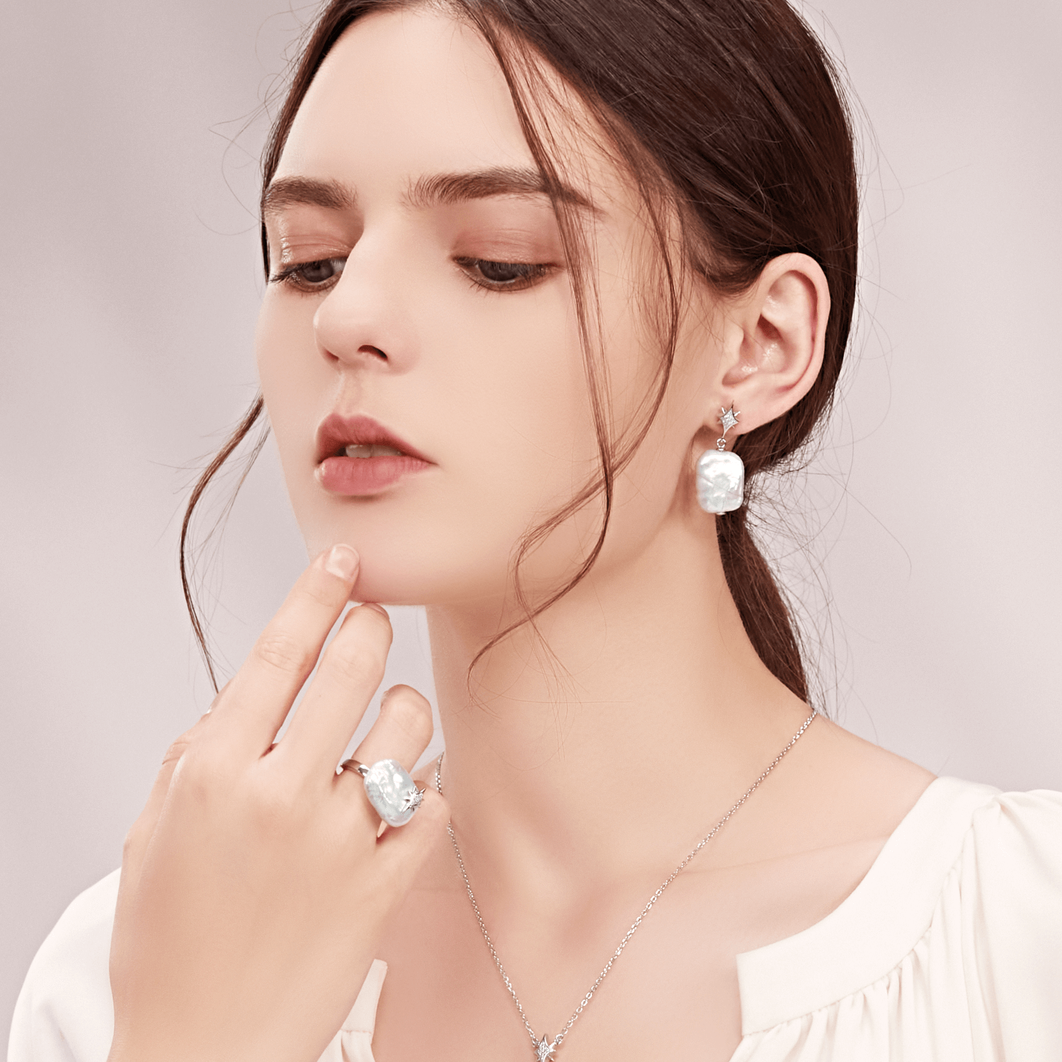 Star Light Pave Ring