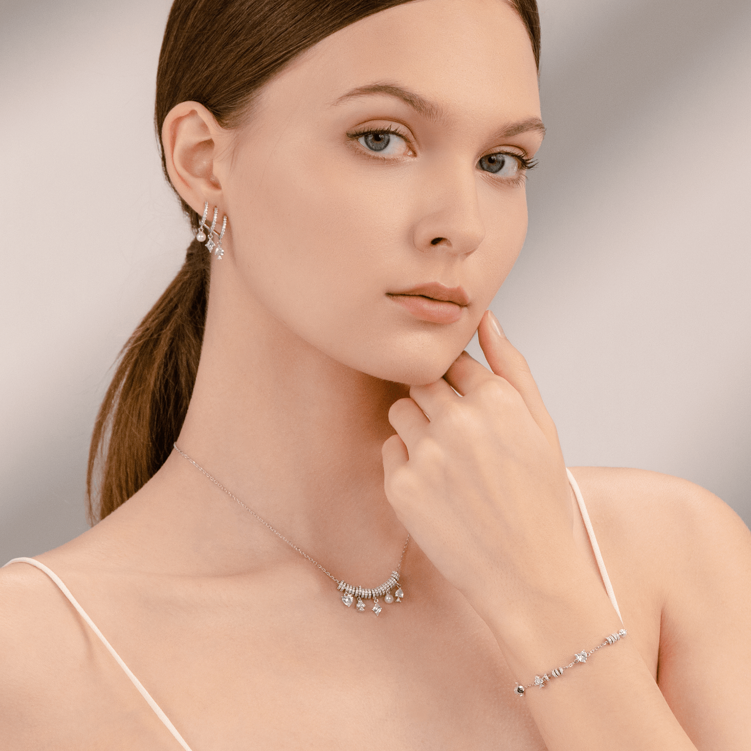 Poker Pave Bracelet