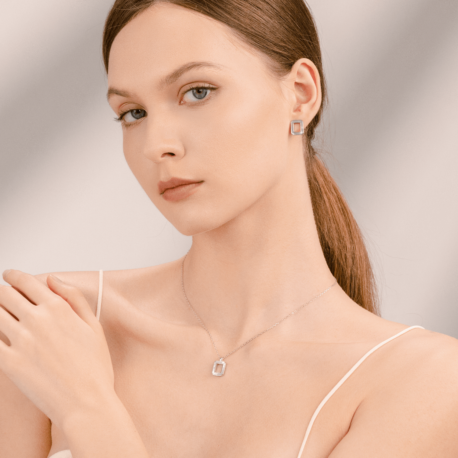 Little Frame Pendant Necklace