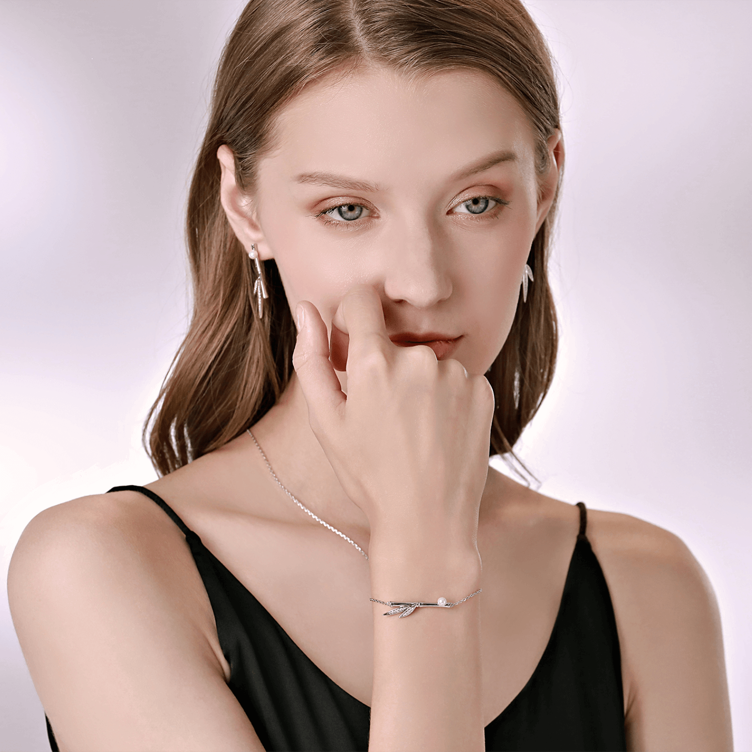 Bamboo Pave Bracelet
