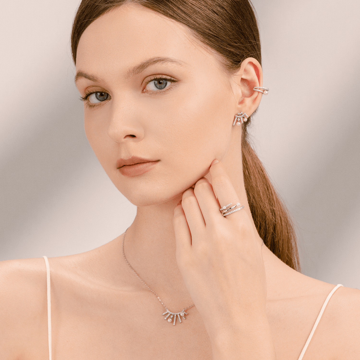 Sun Pave Ring