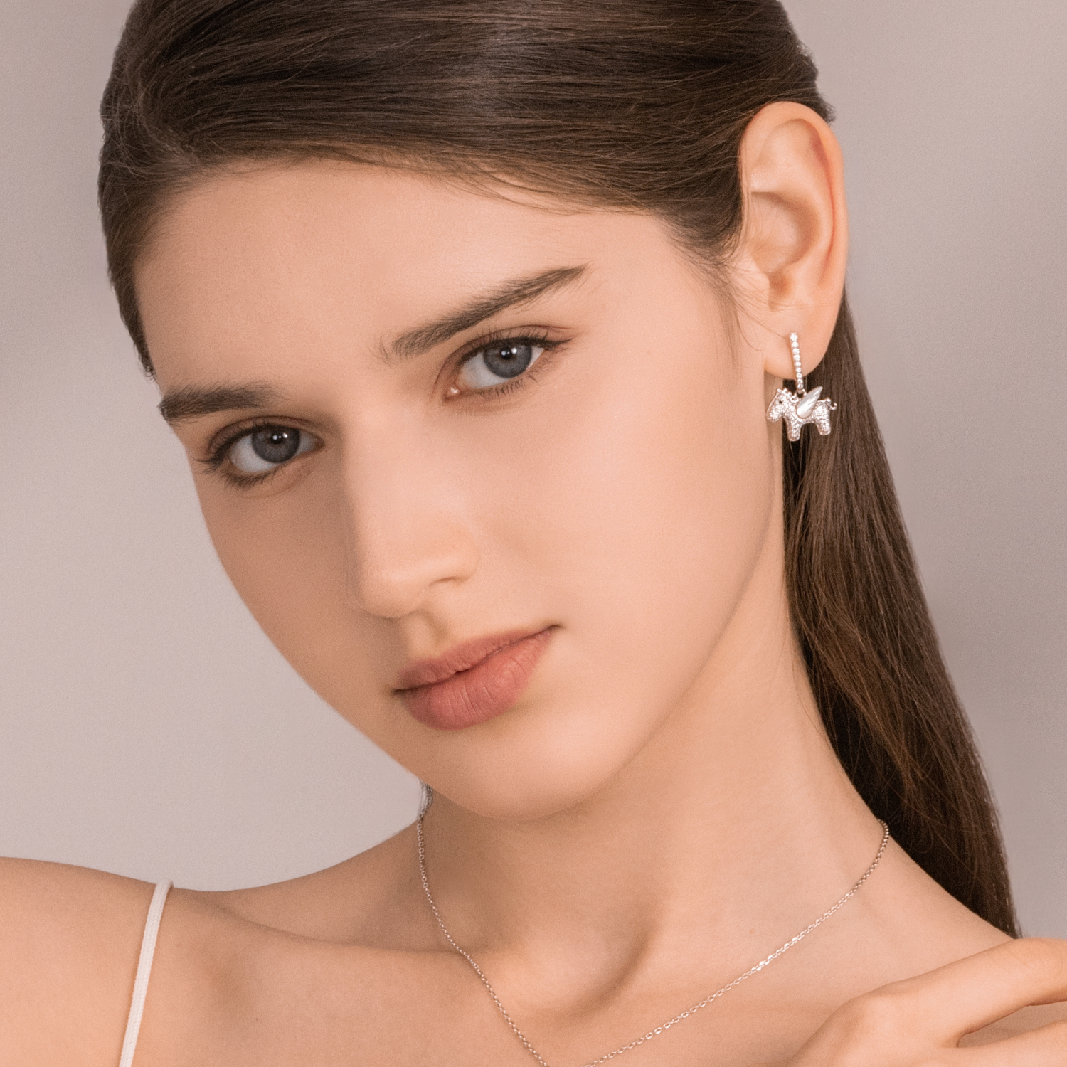 Pony Huggie Earrings