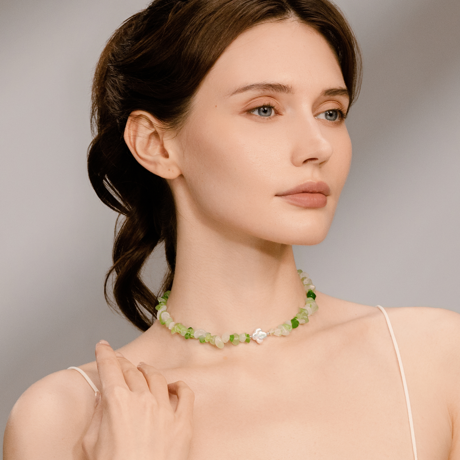 青梅煮酒項鍊(四葉珠)