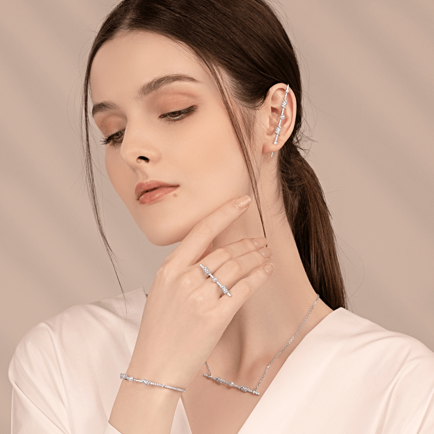Thorn Pave Ring