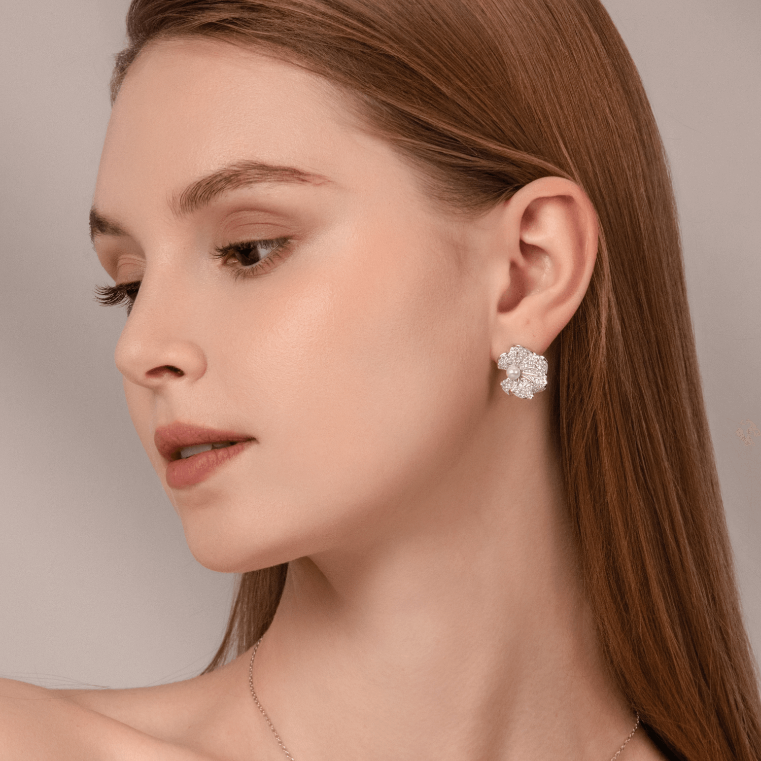 Lotus Leaf Stud Earrings