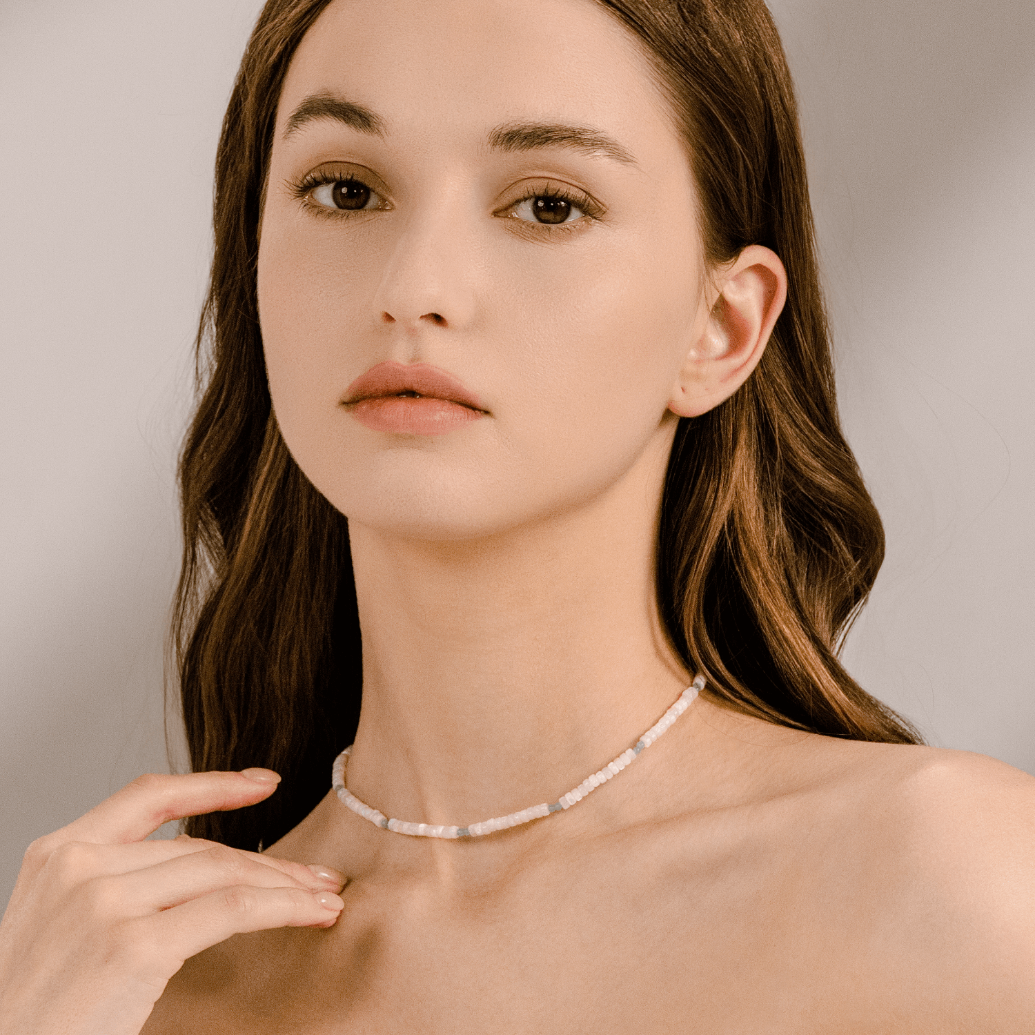 Brook Cherry Beaded Necklace