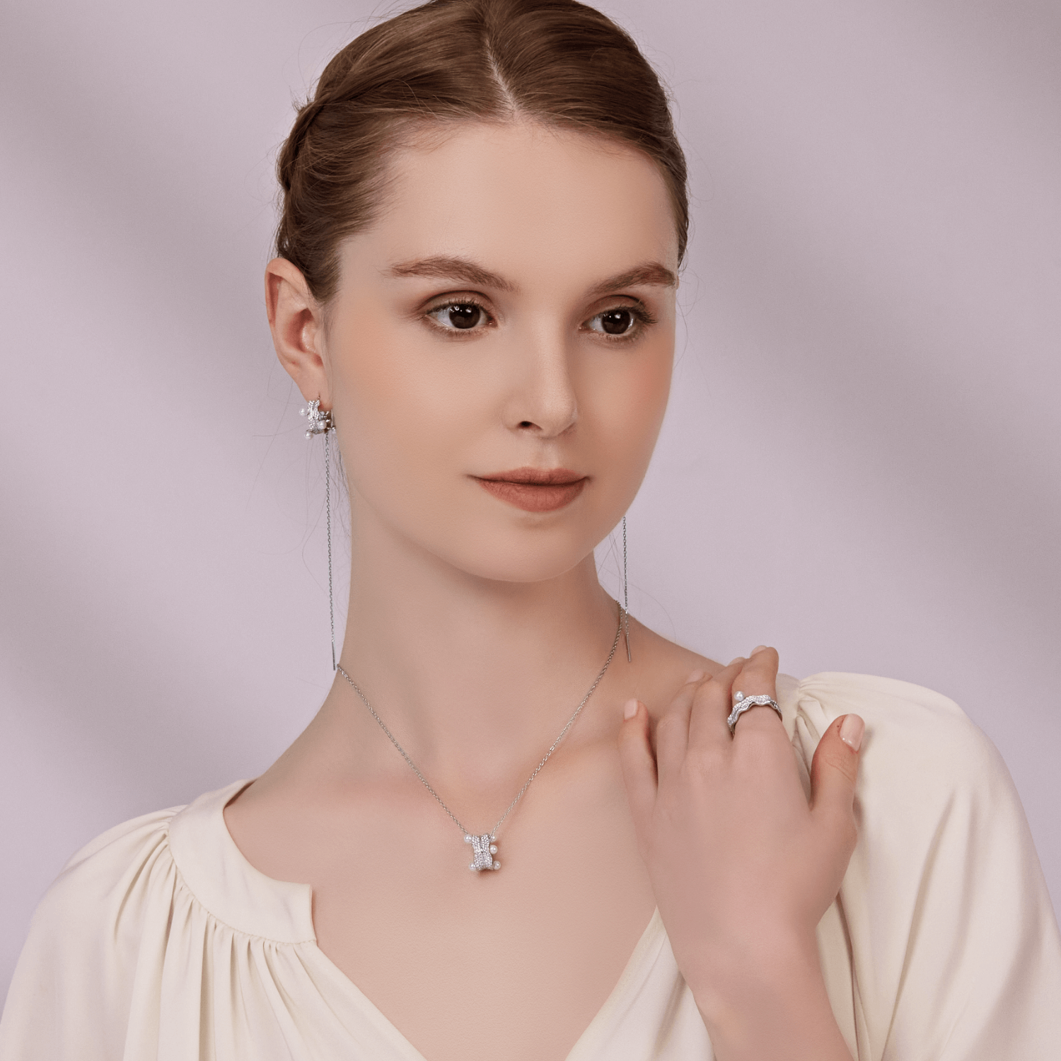 Water Grass Pendant Necklace