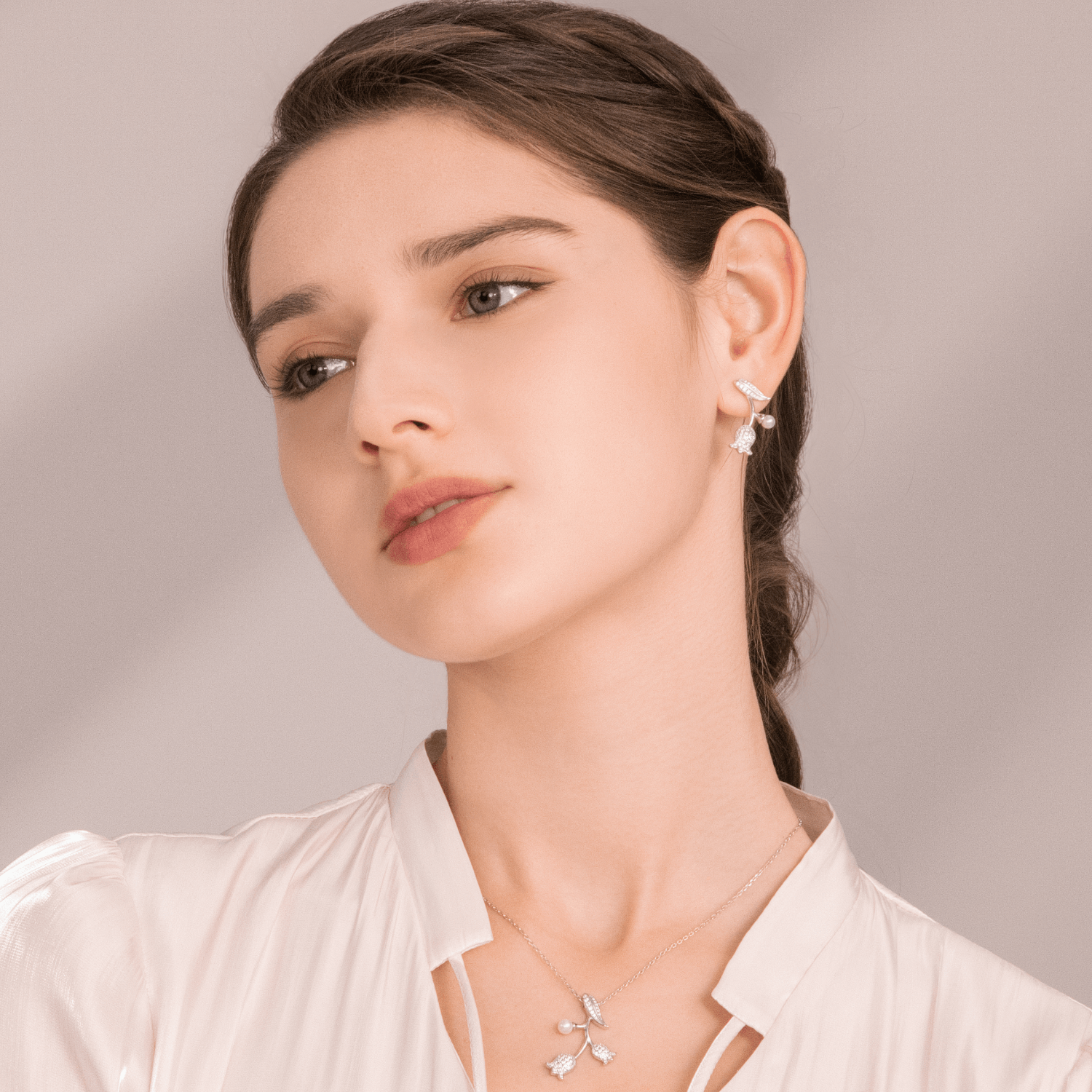 Lily Of The Valley Stud Earrings