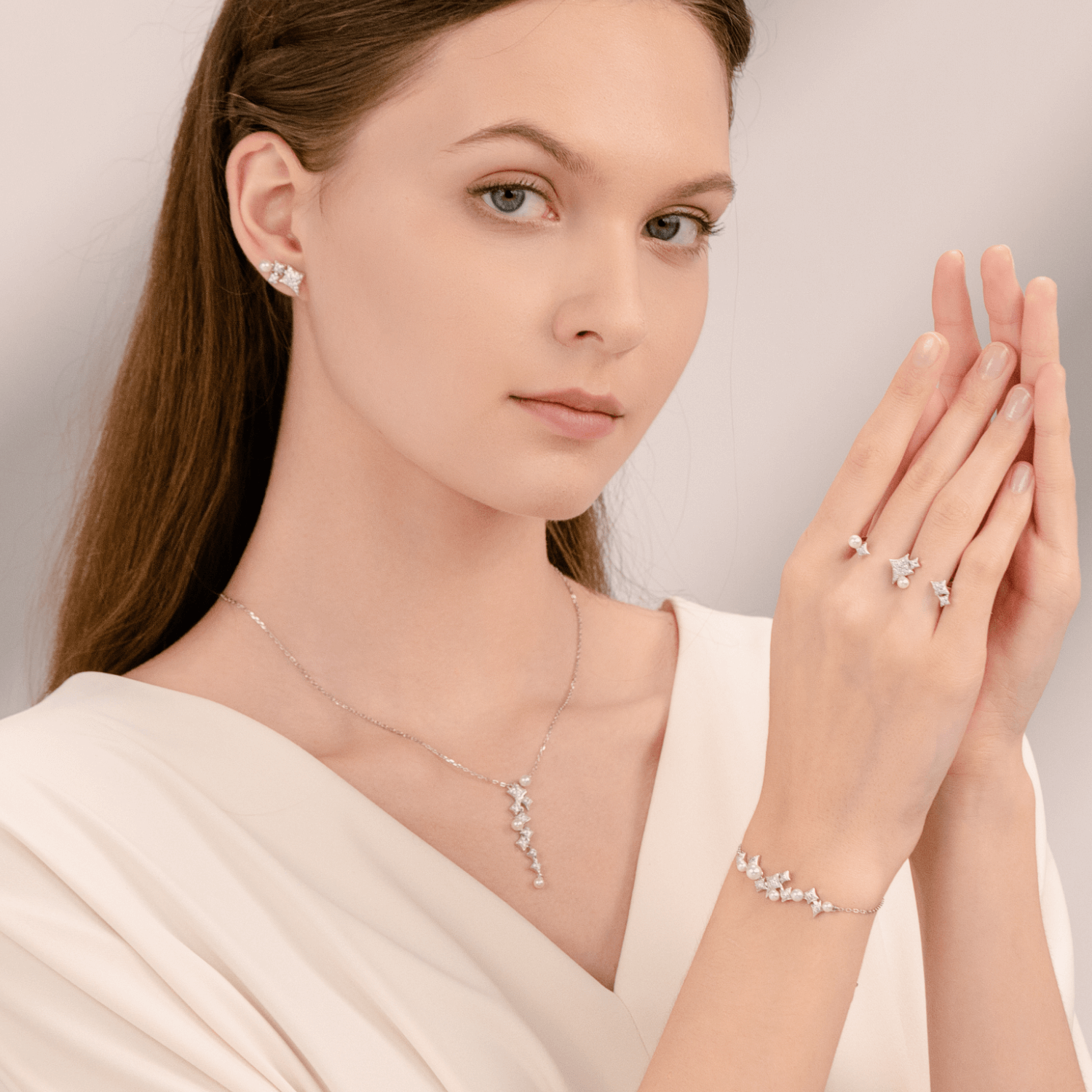 Stars Two Finger Ring