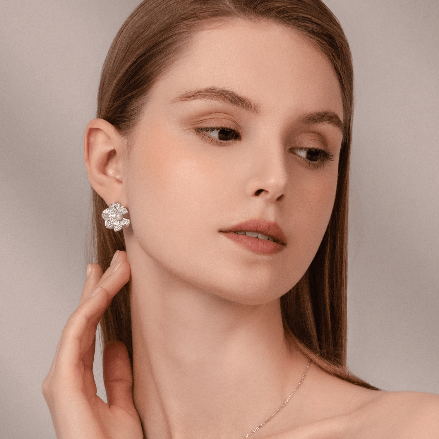 Lotus Leaf Stud Earrings