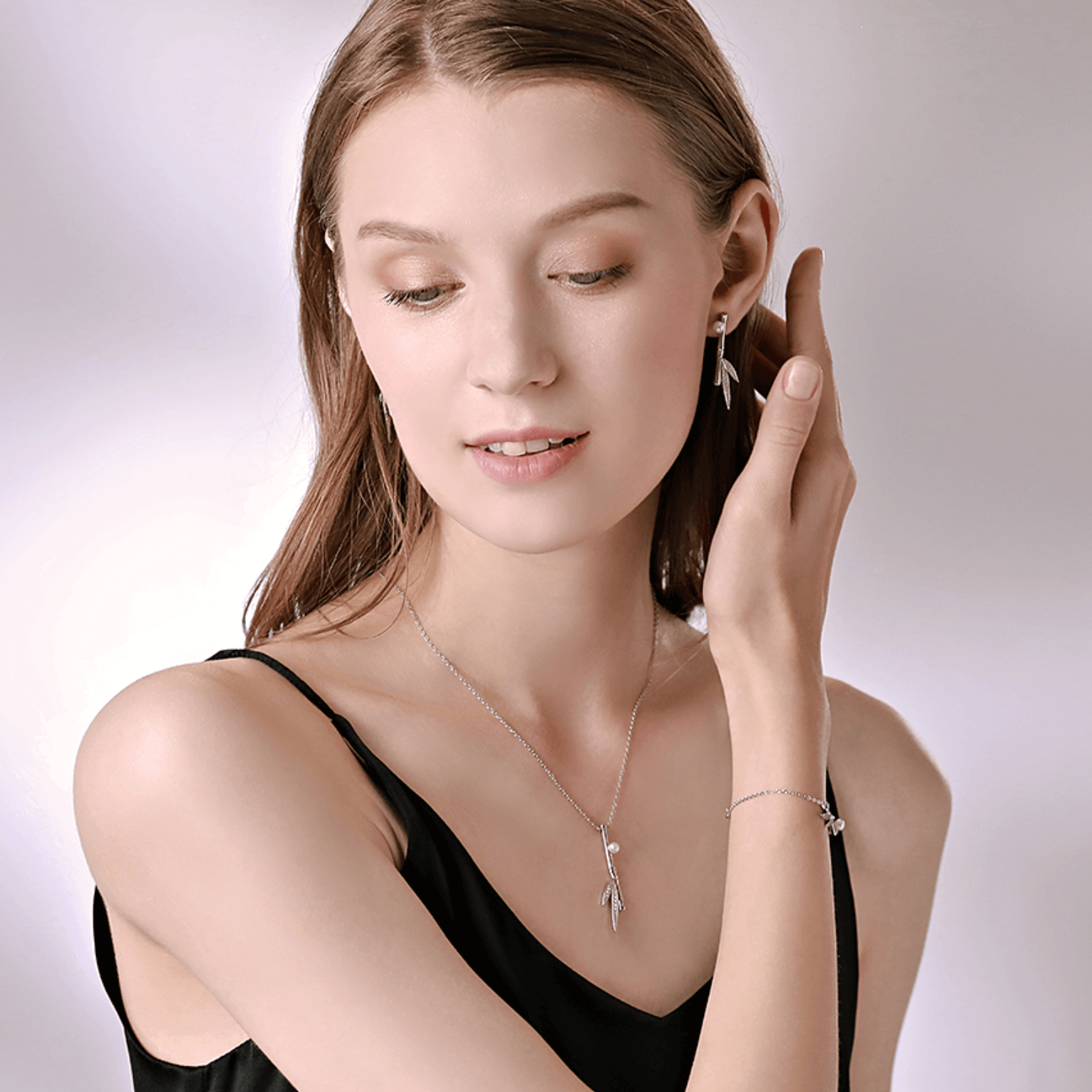 Bamboo Pendant Necklace