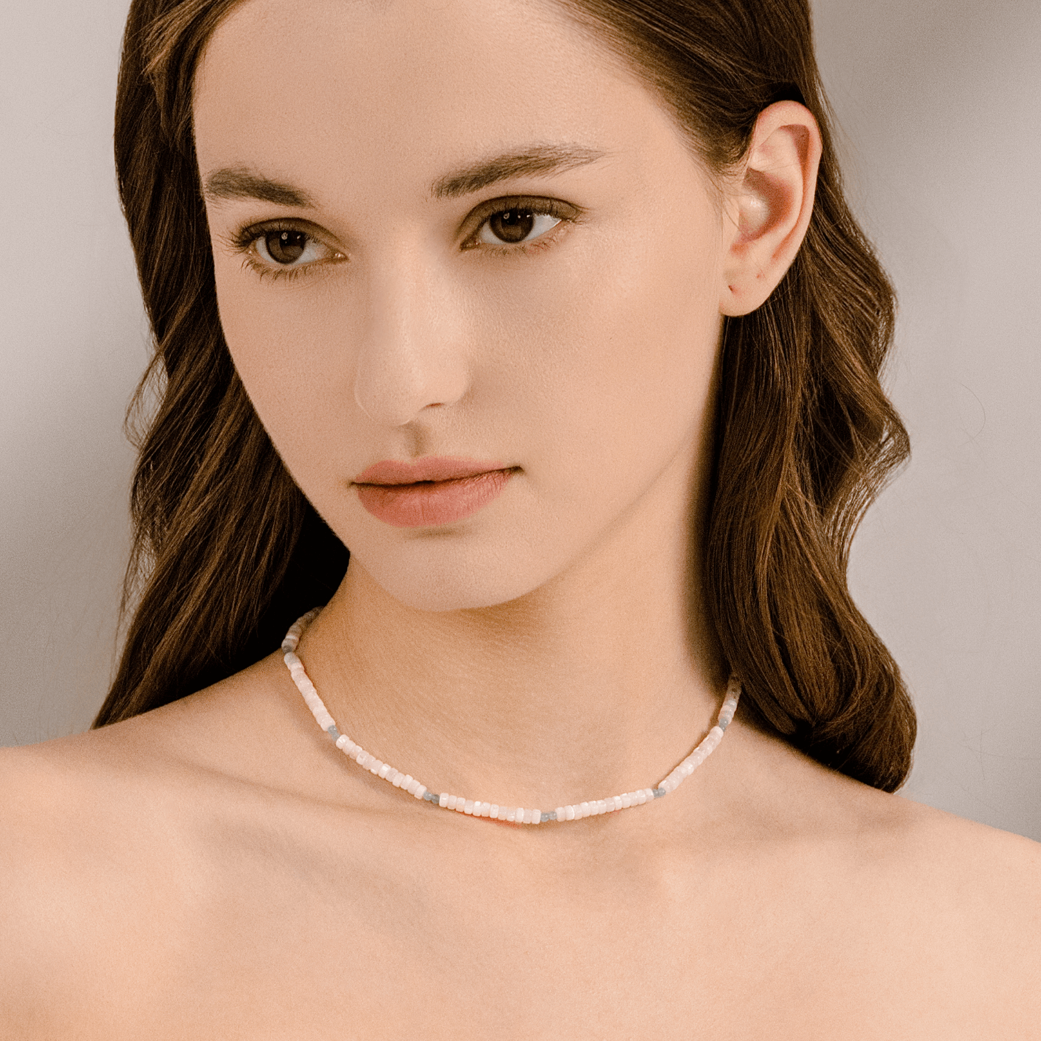 Brook Cherry Beaded Necklace