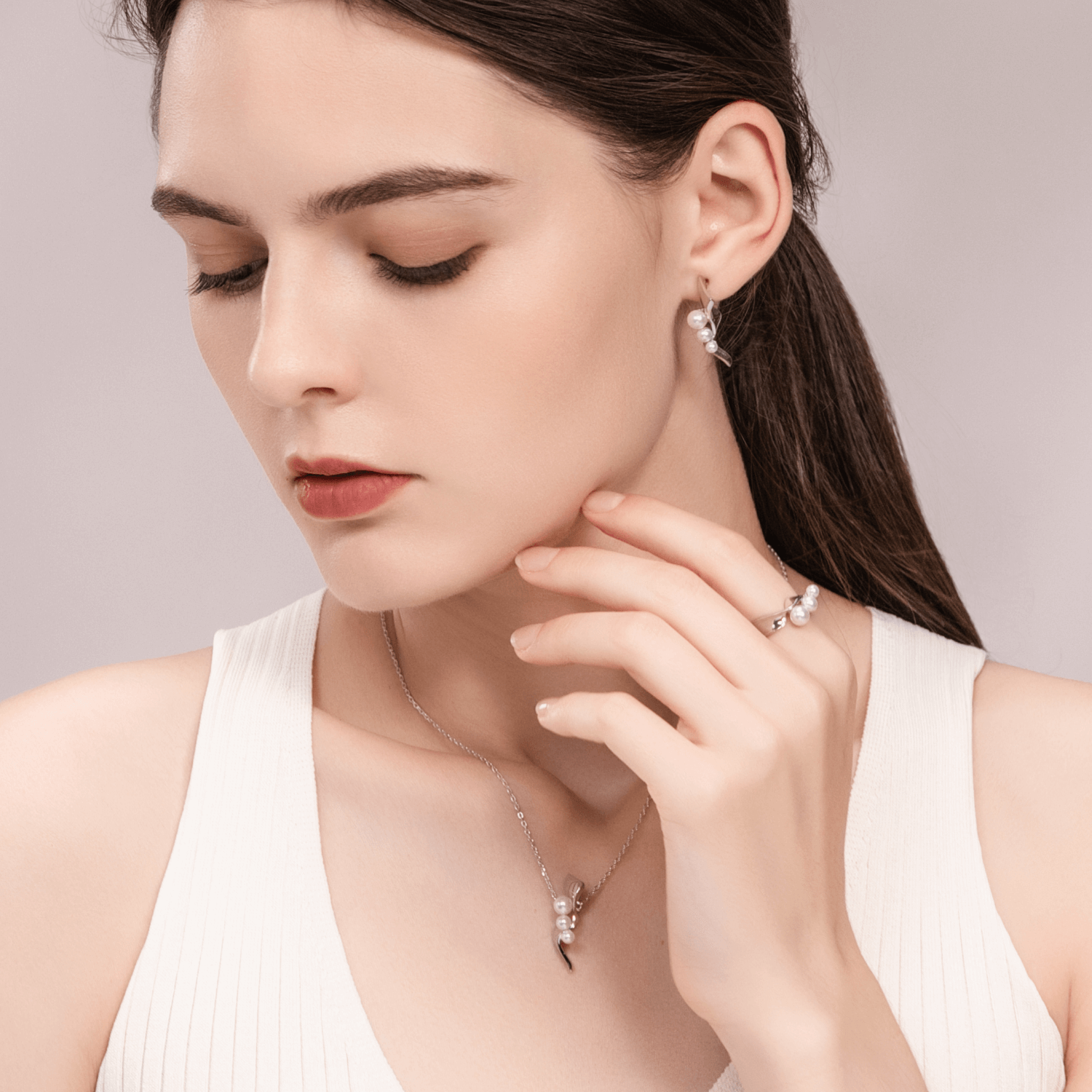 Ocean Wave Inlaid Ring