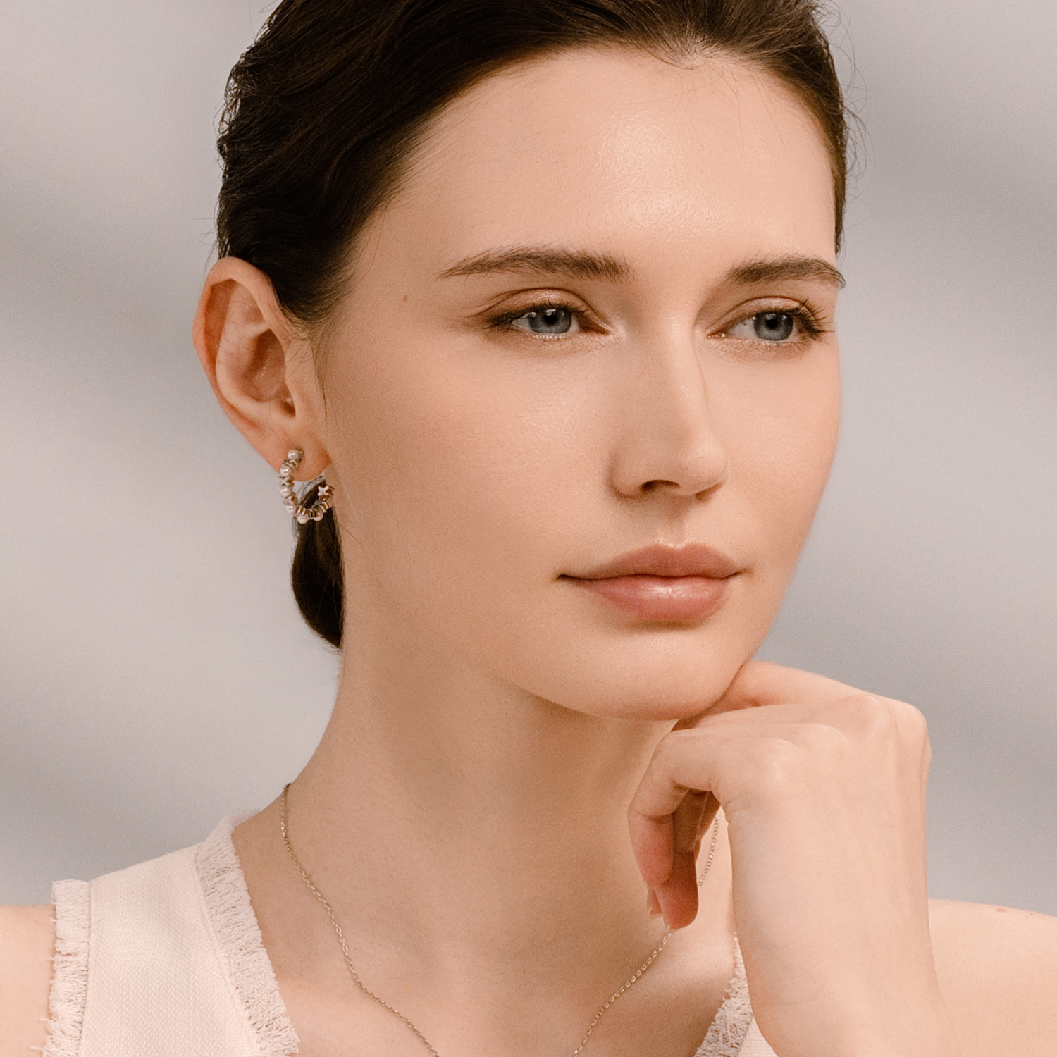 Scissor Rock Hoop Earrings