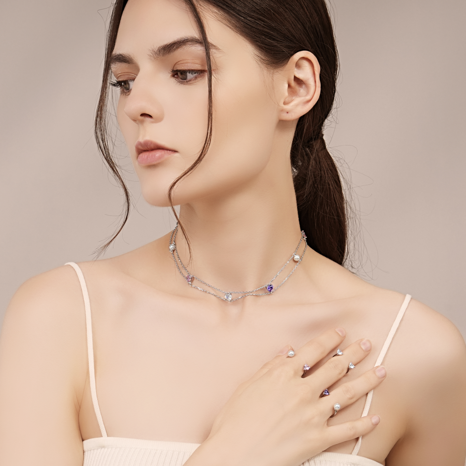 Sweet Heart Ring Set