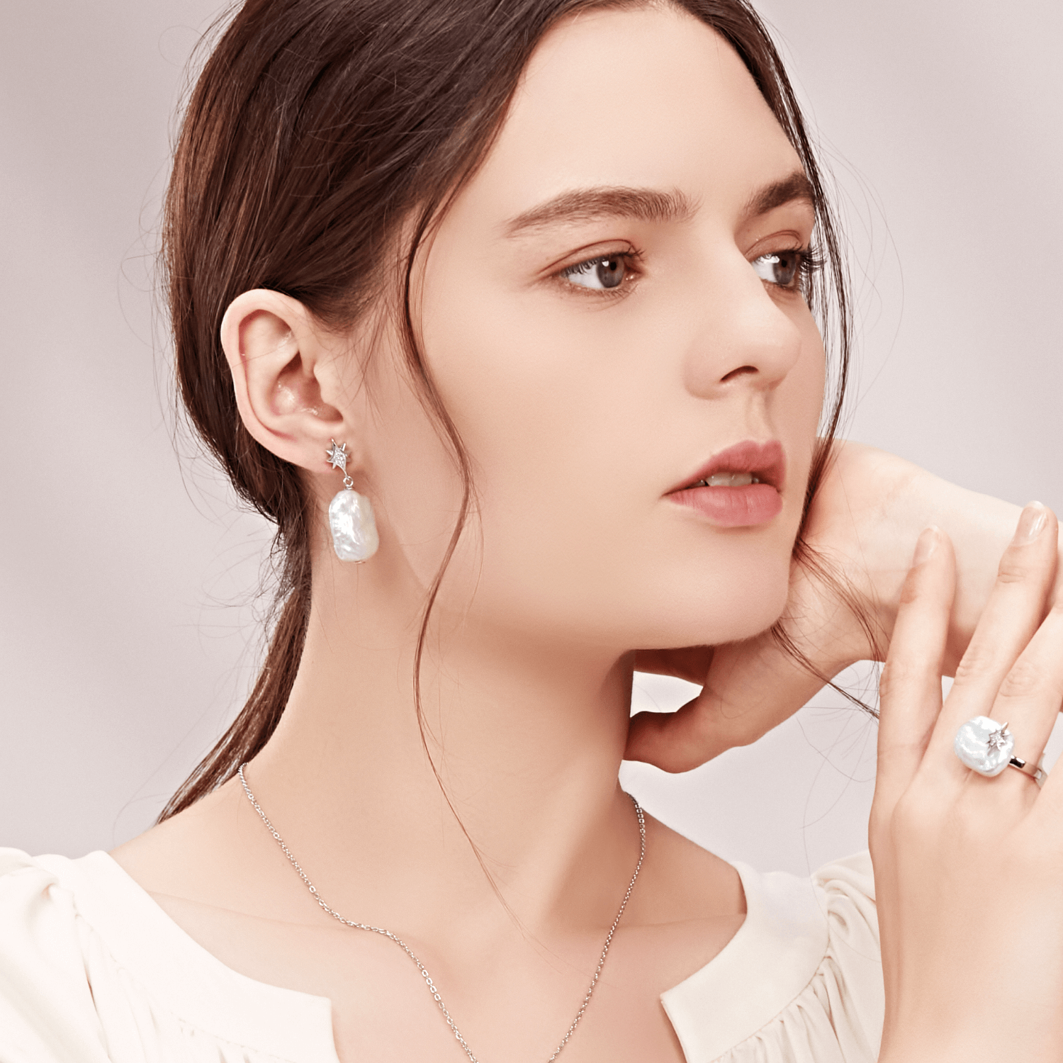 Star Light Drop Earrings